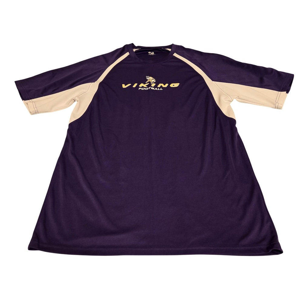 Minnesota Viking NFL Football Performance Shirt Purple Men's Large Badger Sport